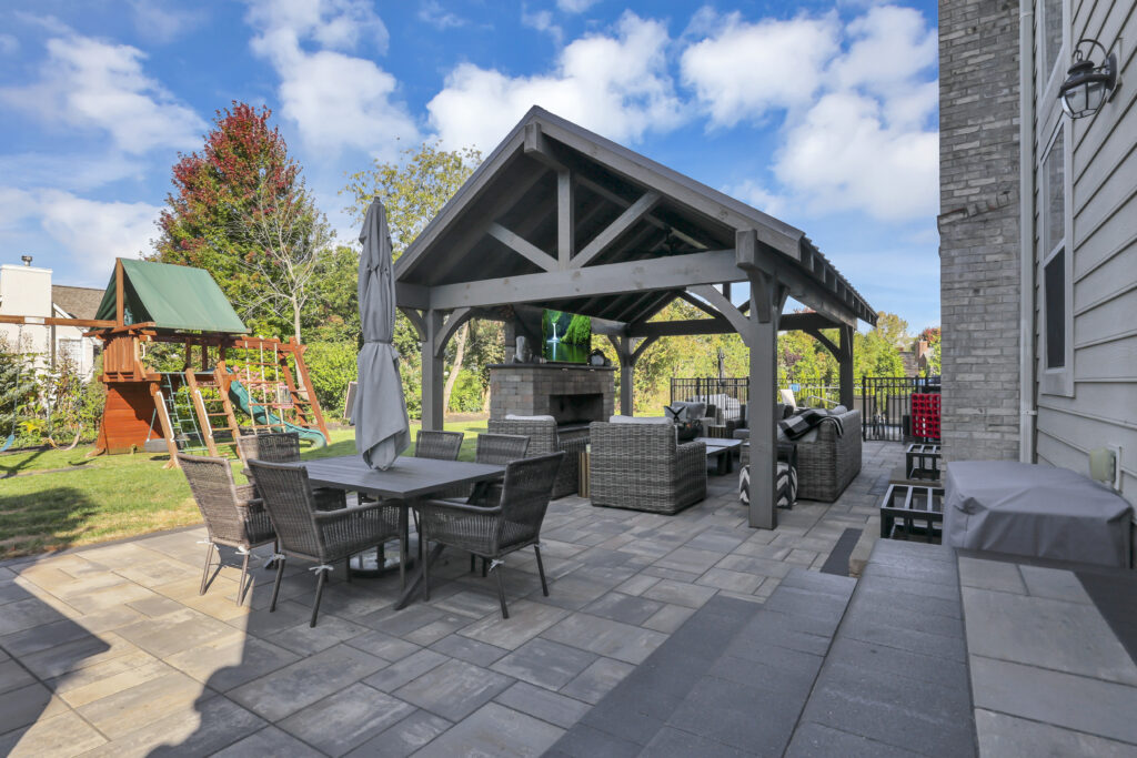 Flores Outdoor Living Space #3 - Flores Landscapes An outdoor living space designed and built with functionality in Central Ohio